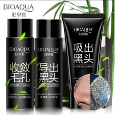 3-х этапный набор " BIOAQUA" для удаления черных точек